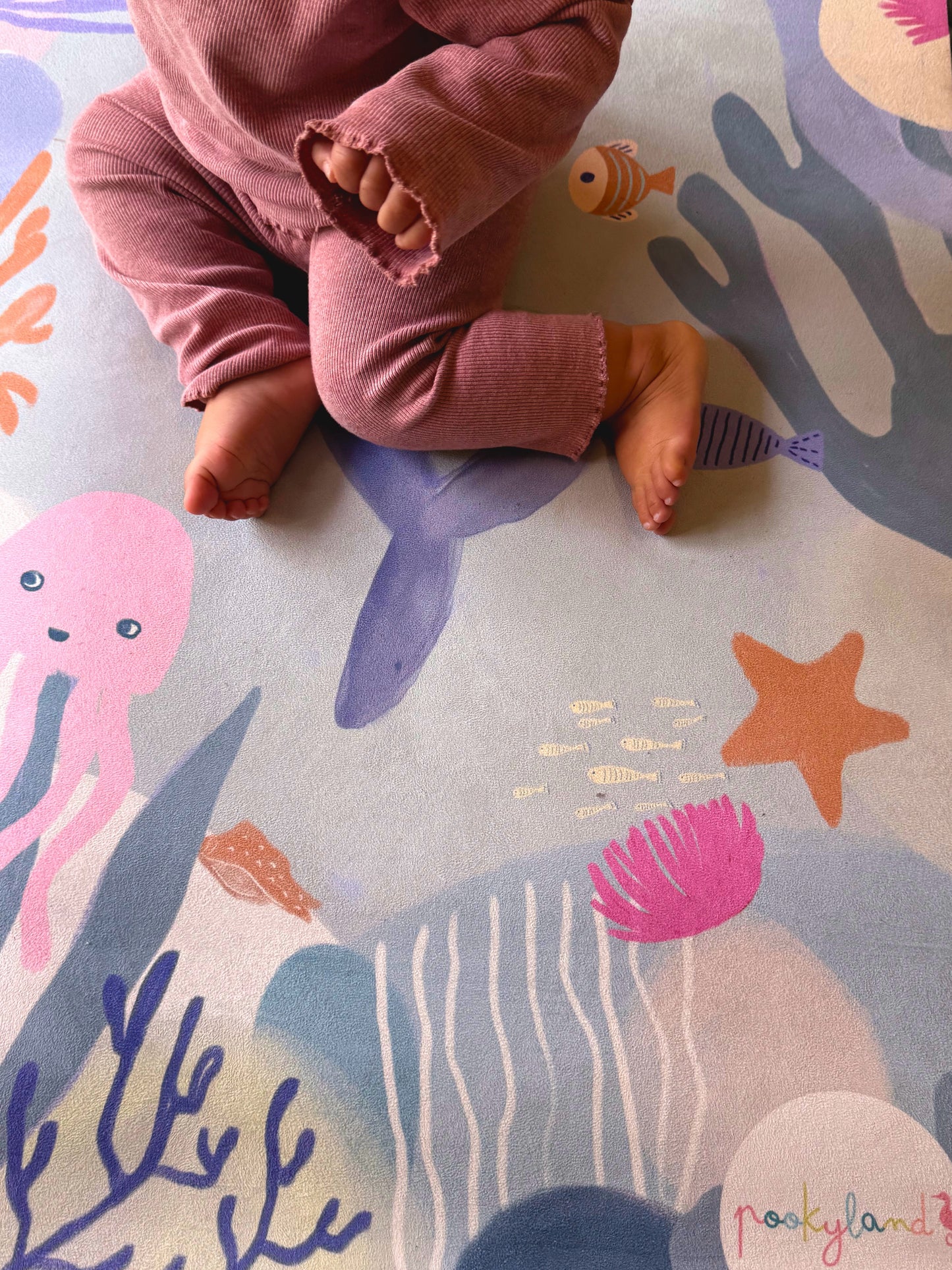 Pookyland Ocean Explorer Kids Yoga Mat