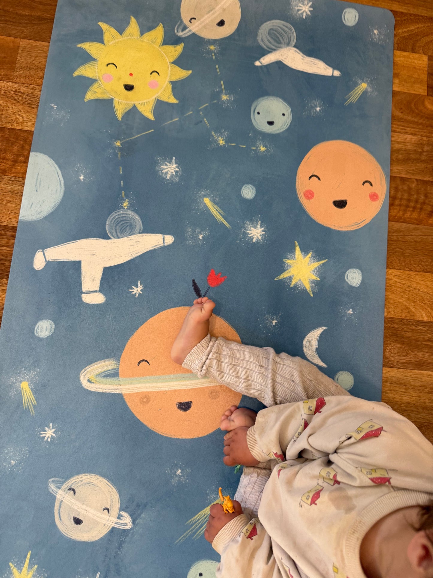 Pookyland Cosmic Journey Kids Yoga Mat