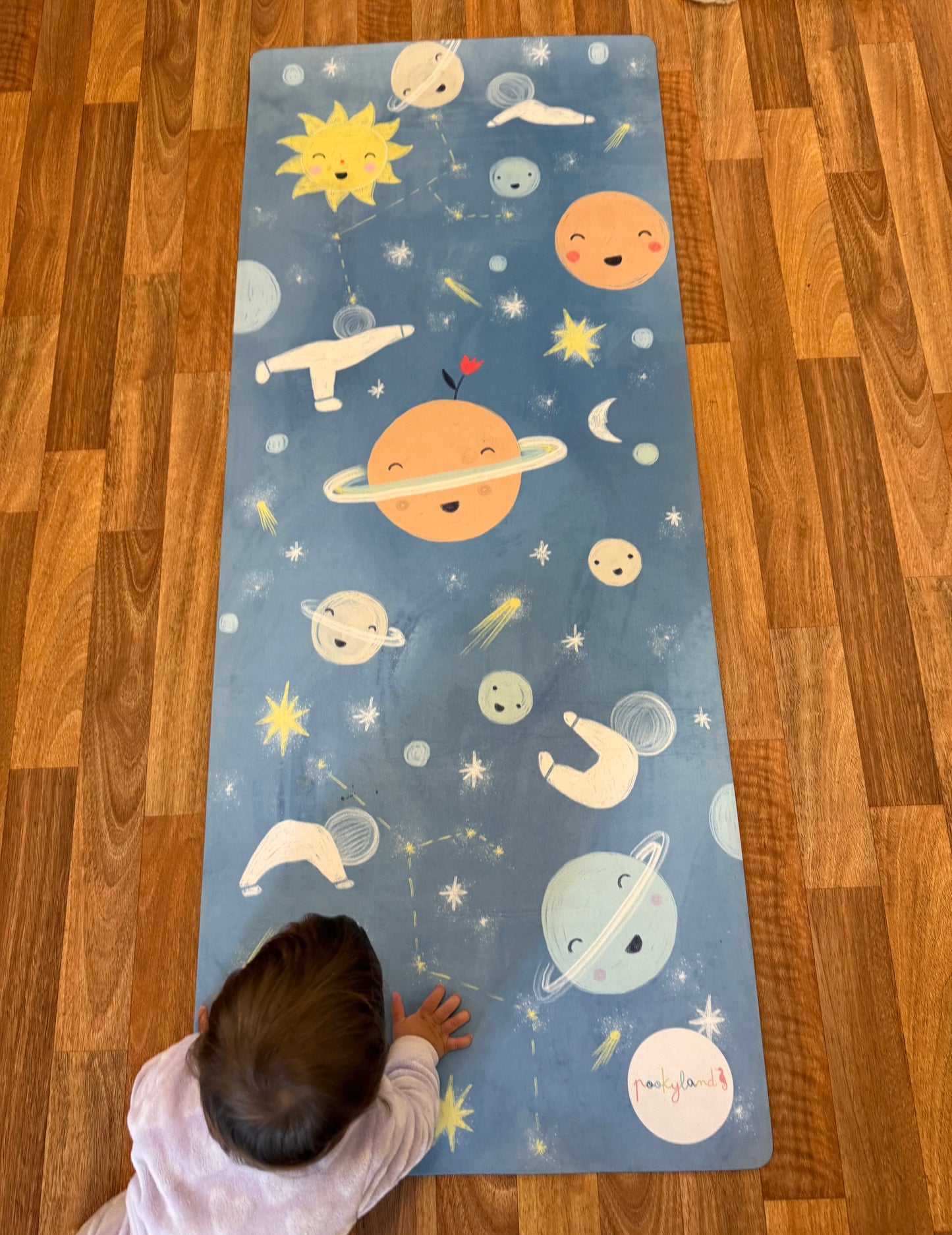 Pookyland Cosmic Journey Kids Yoga Mat