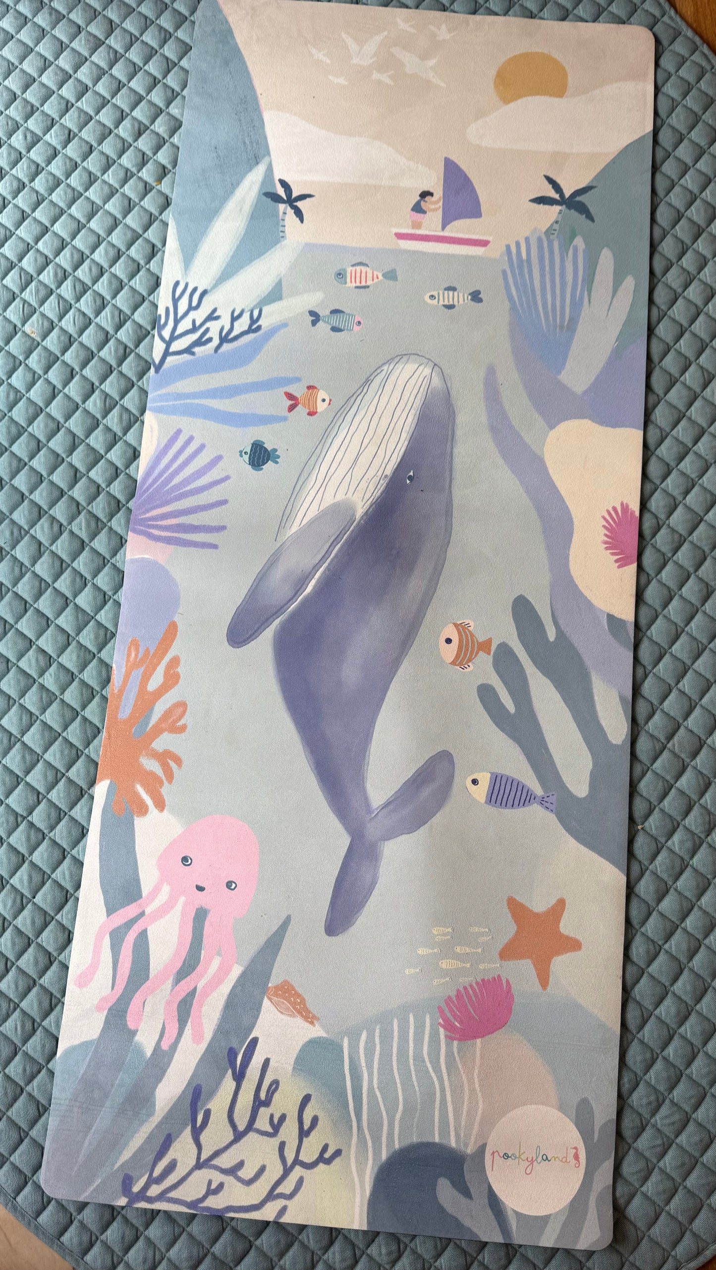Pookyland Ocean Explorer Kids Yoga Mat