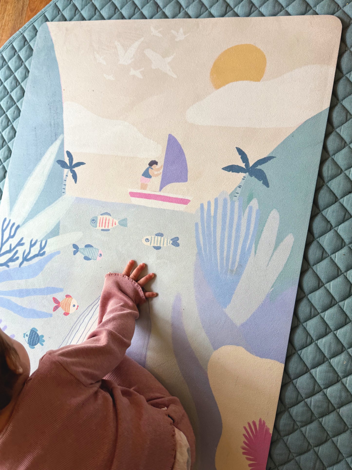 Pookyland Ocean Explorer Kids Yoga Mat
