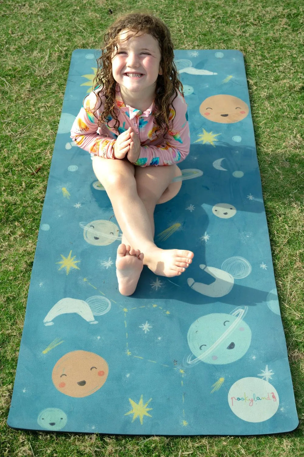 Pookyland Cosmic Journey Kids Yoga Mat