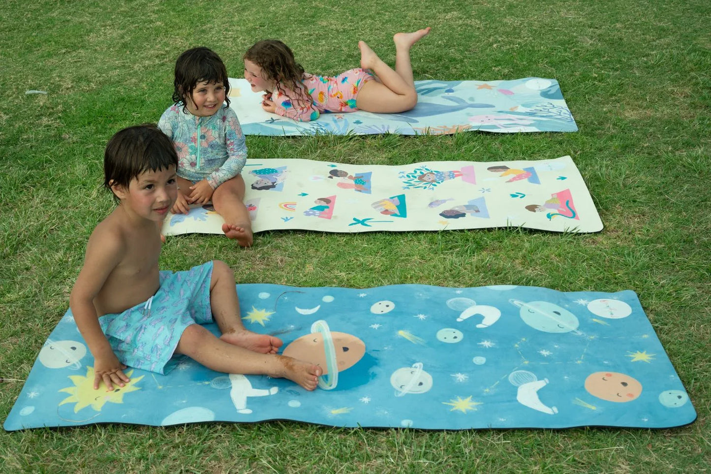 Pookyland Cosmic Journey Kids Yoga Mat