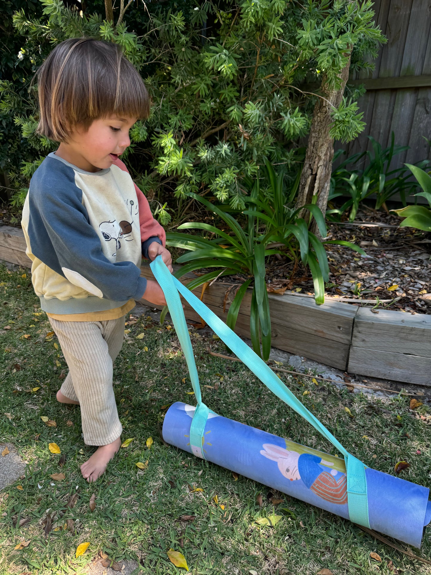 Kids yoga mat Animal poses