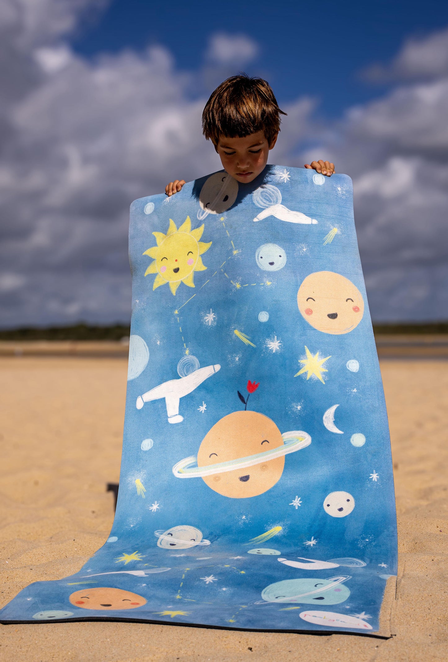 Pookyland Cosmic Journey Kids Yoga Mat