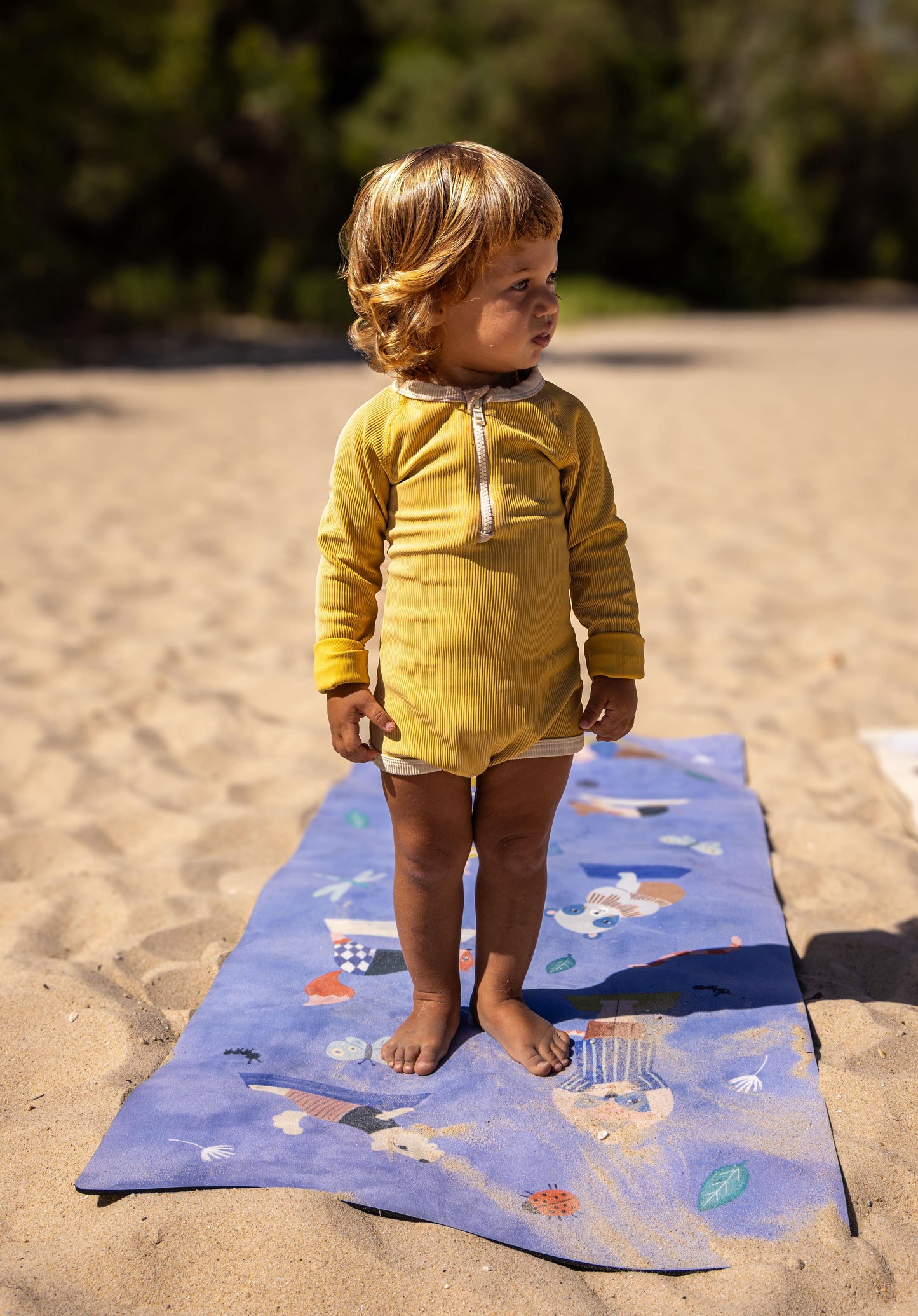 Kids yoga mat Animal poses
