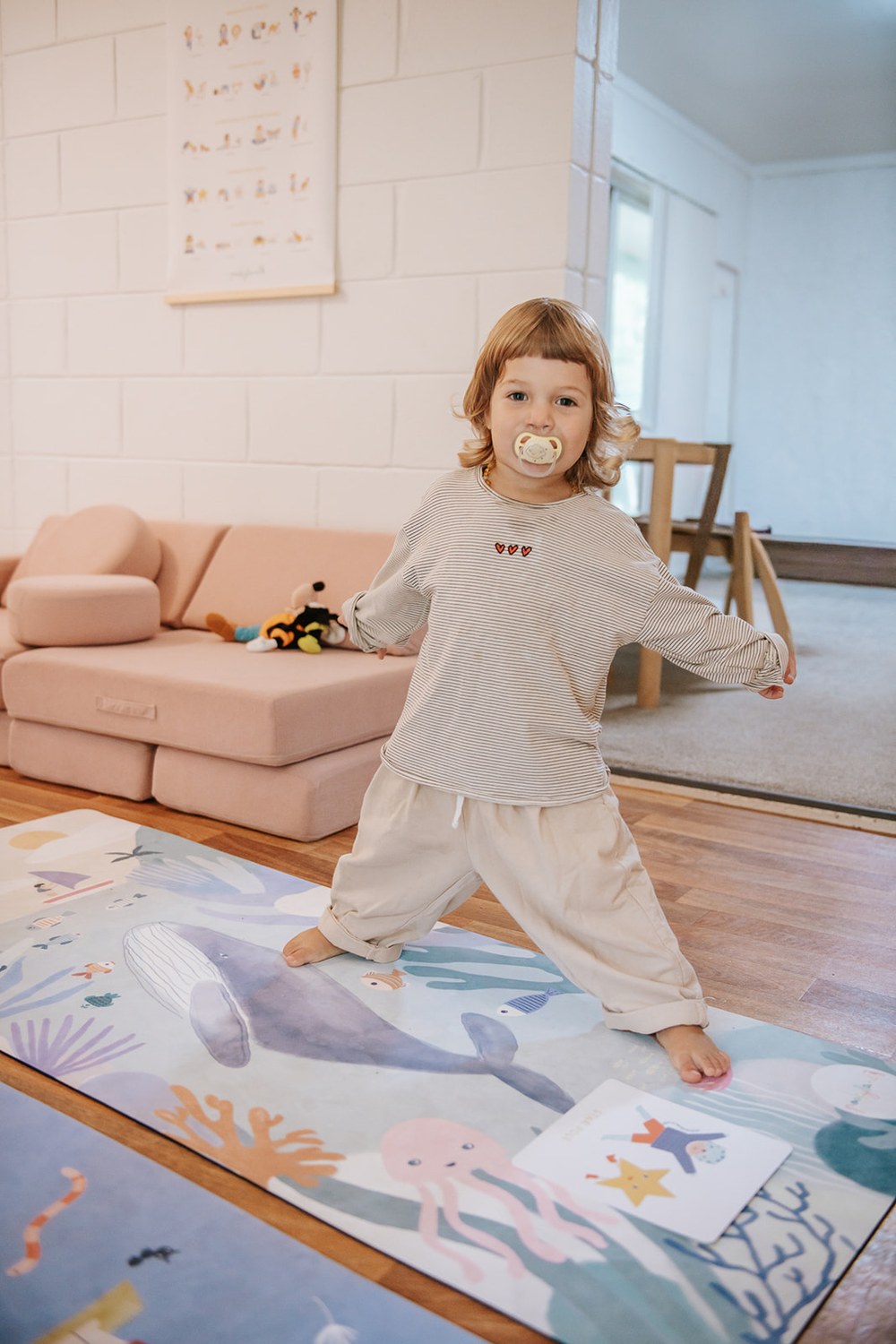 Little Yogis Bundle (Mat + cards + wall chart)