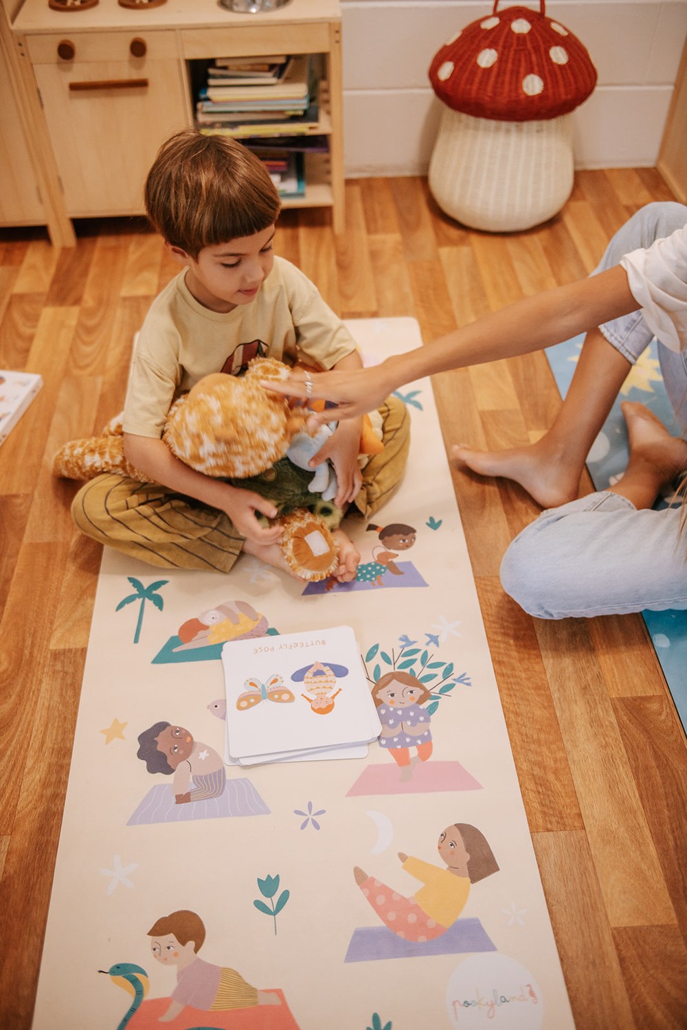 Rainbow Poses Kids Yoga Mat