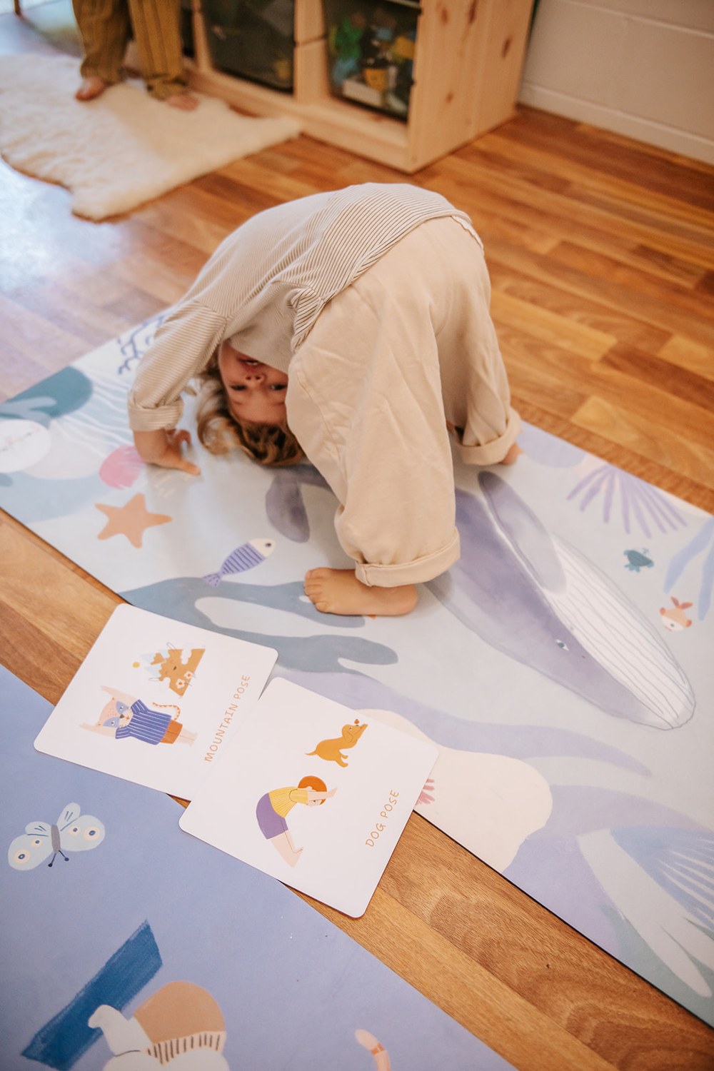 Little Yogis Bundle (Mat + cards + wall chart)
