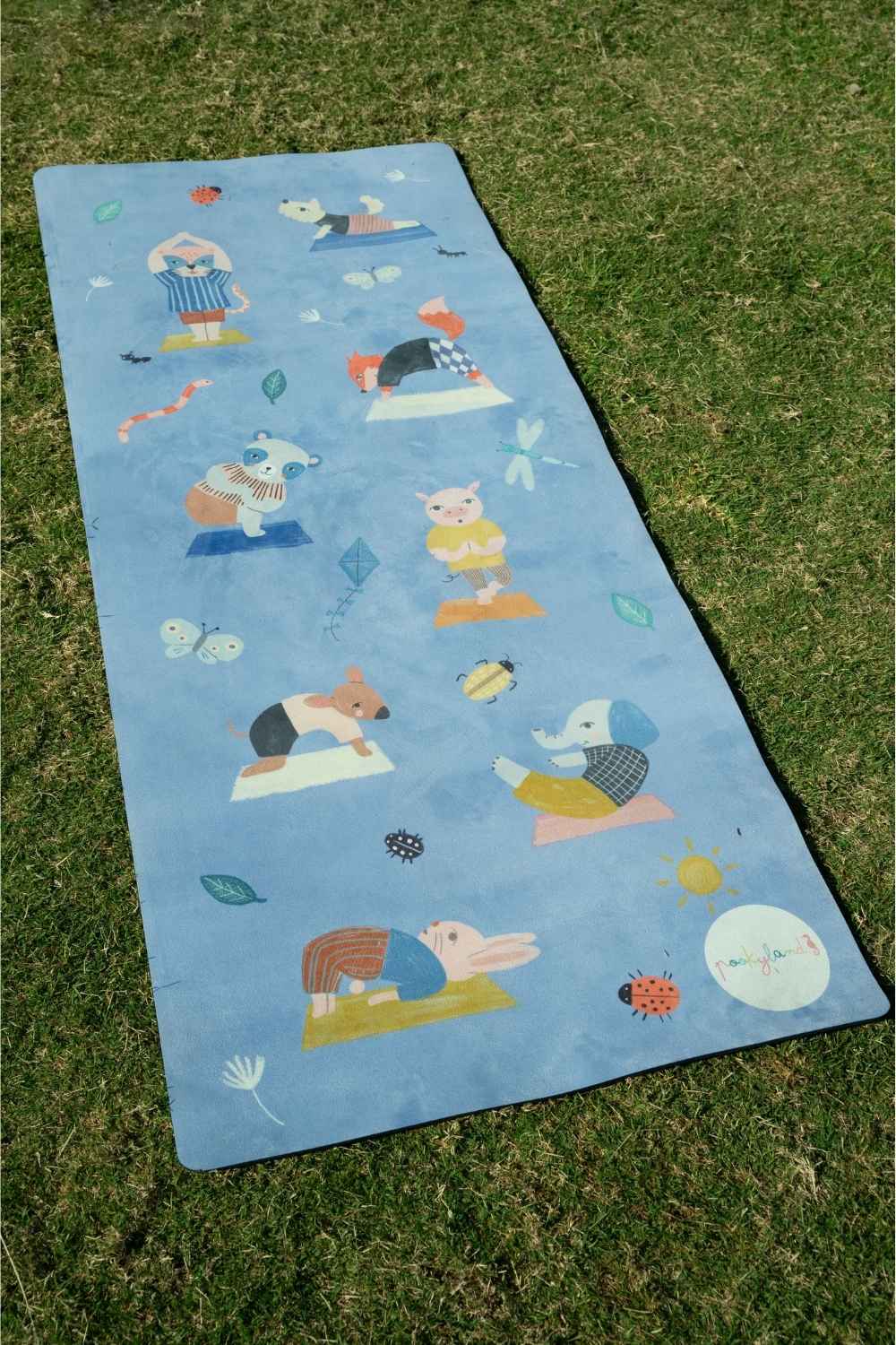 Pookyland Animal Adventure Kids Yoga Mat
