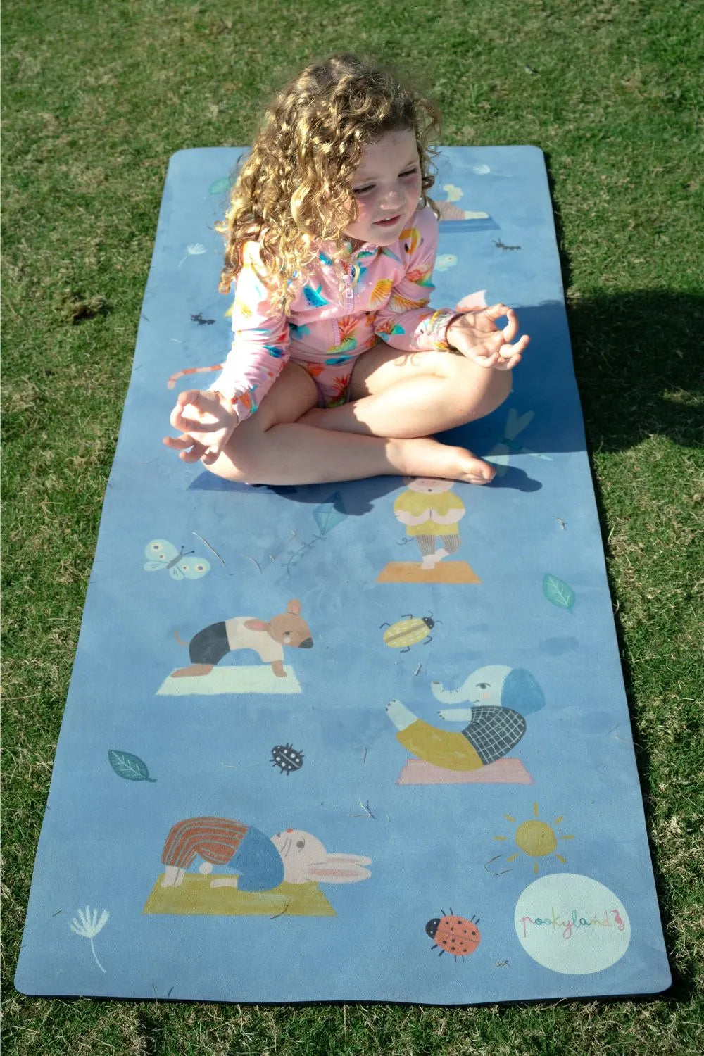 Pookyland Animal Adventure Kids Yoga Mat