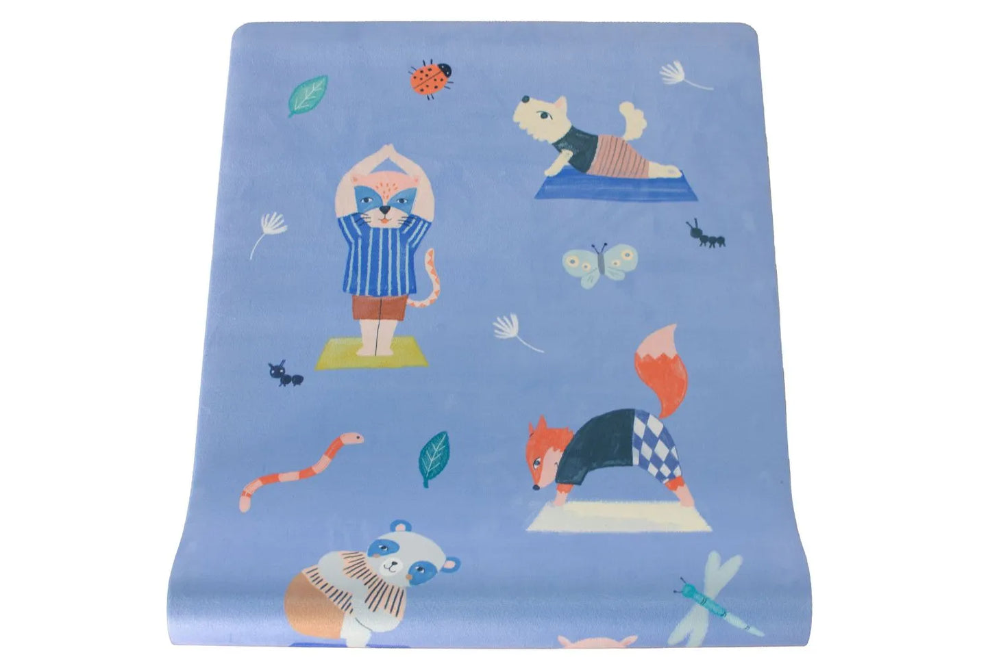 Pookyland Animal Adventure Kids Yoga Mat