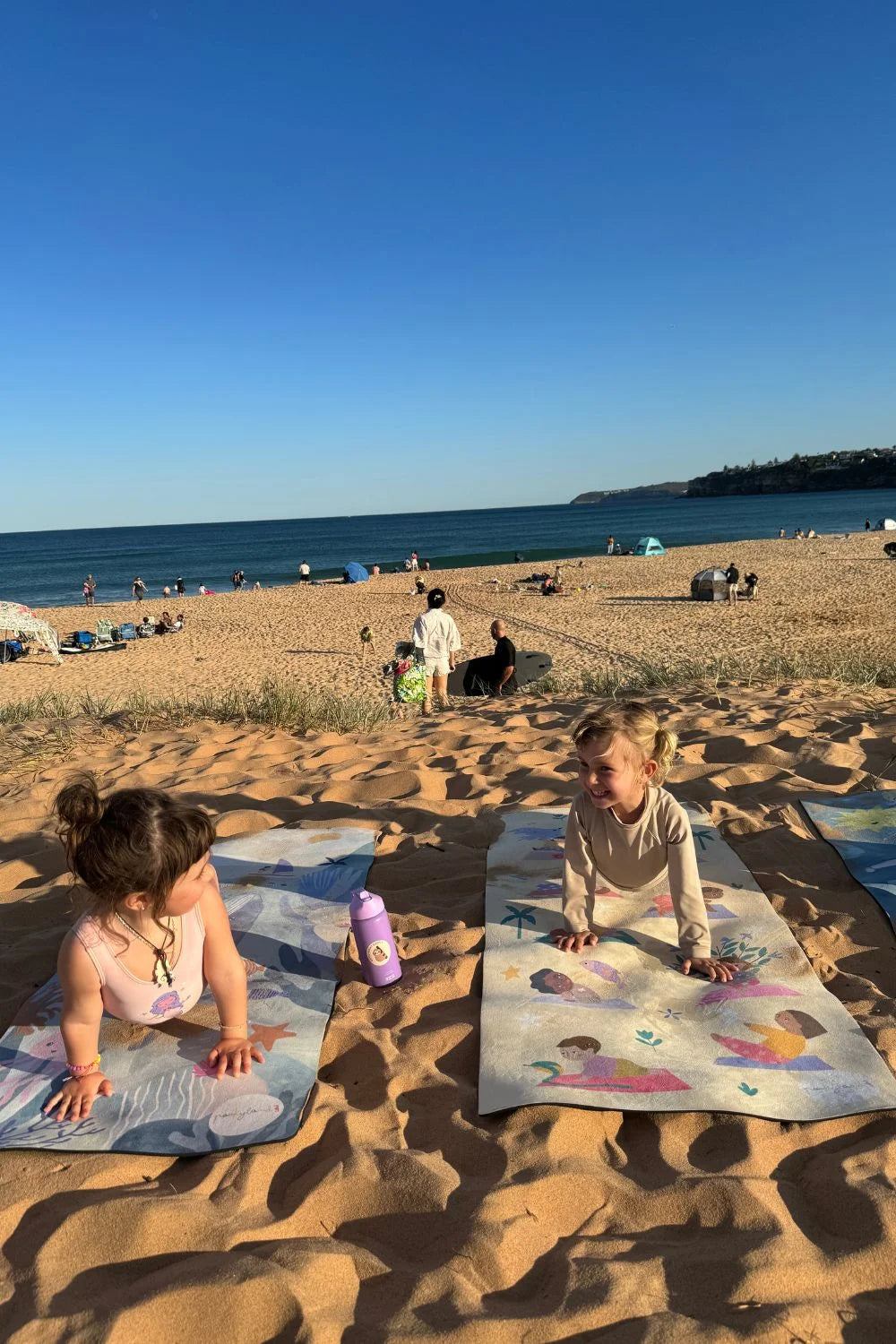 Pookyland Rainbow Poses Kids Yoga Mat