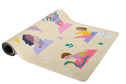Rainbow Poses Kids Yoga Mat