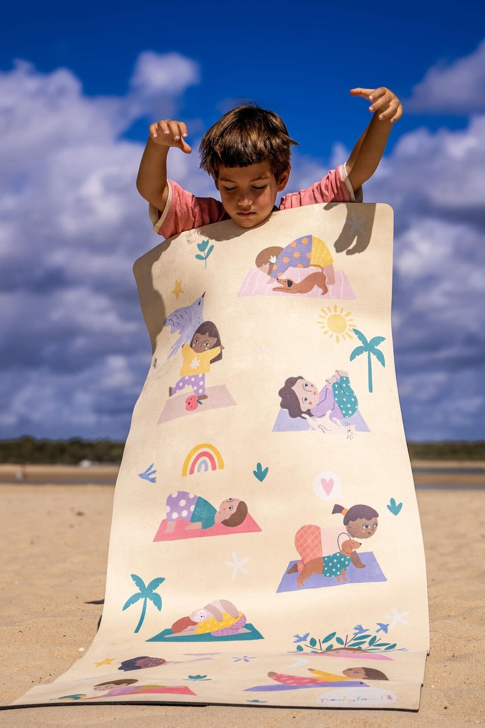 Rainbow Poses Kids Yoga Mat